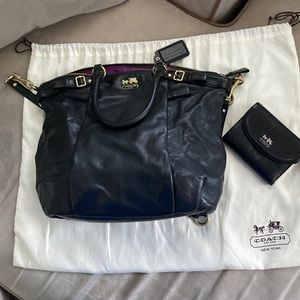 Classic Original Coach with a matching Wallet